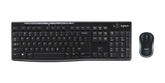 MK270 Wireless Keyboard and Mouse Combo - Black - English US (QWERTY)